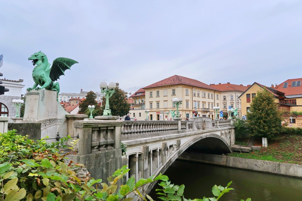 Ljubljana - Le pont des dragons – Zmajski most